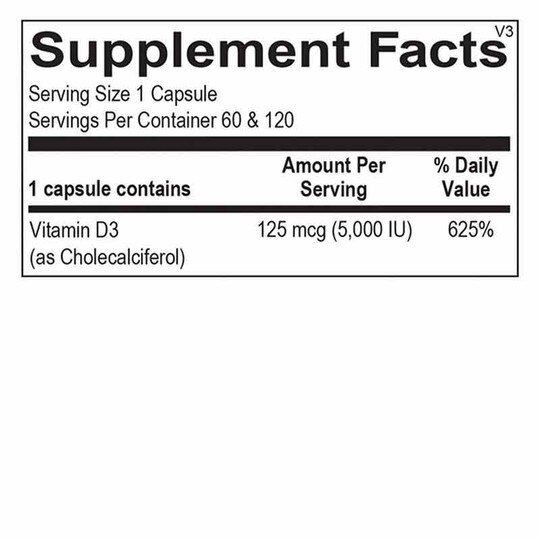 Vitamin D 5,000 IU, OM